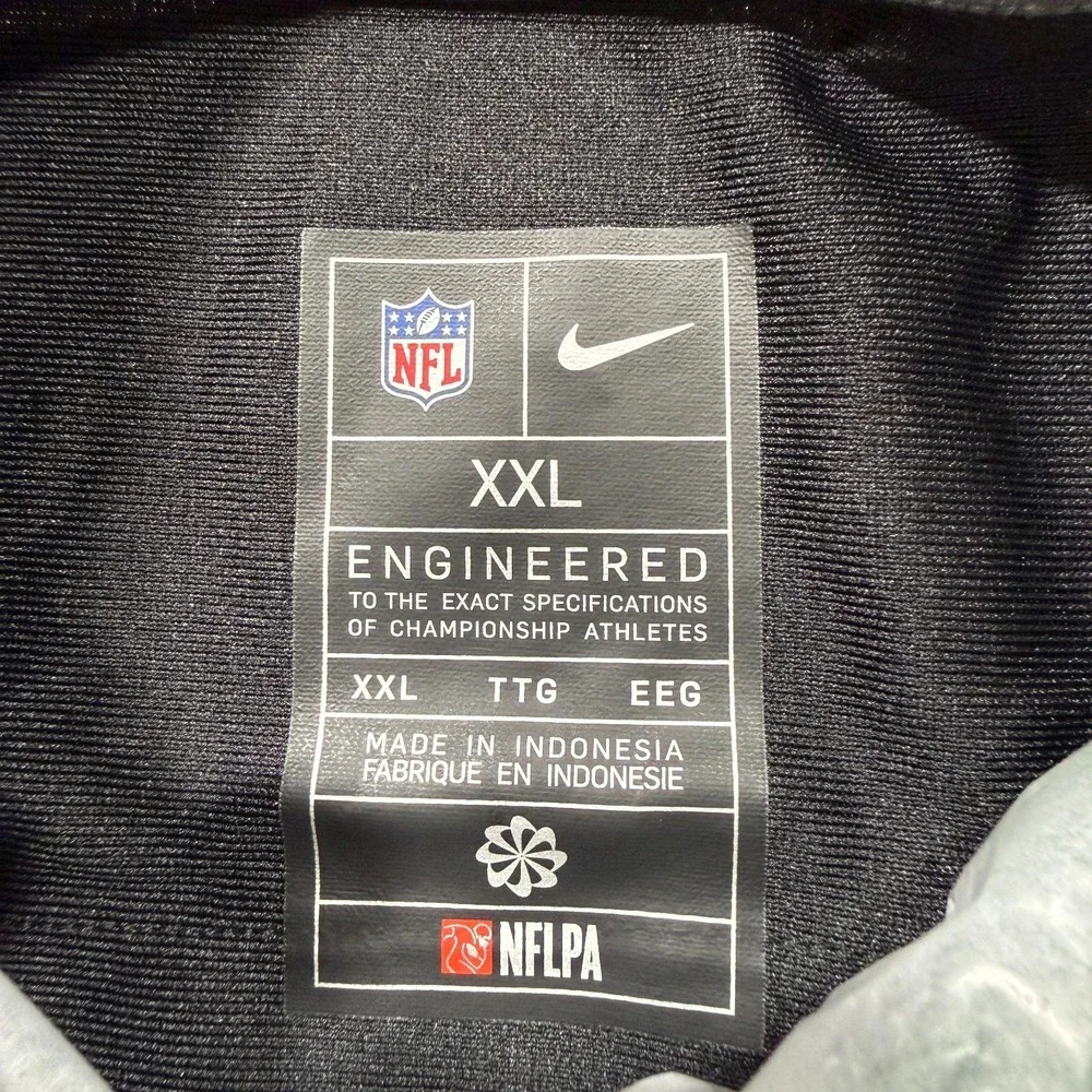 Ahmad Sauce Gardner #1 New York Jets Nike On‎ Field Legacy Jersey Black Size 2XL